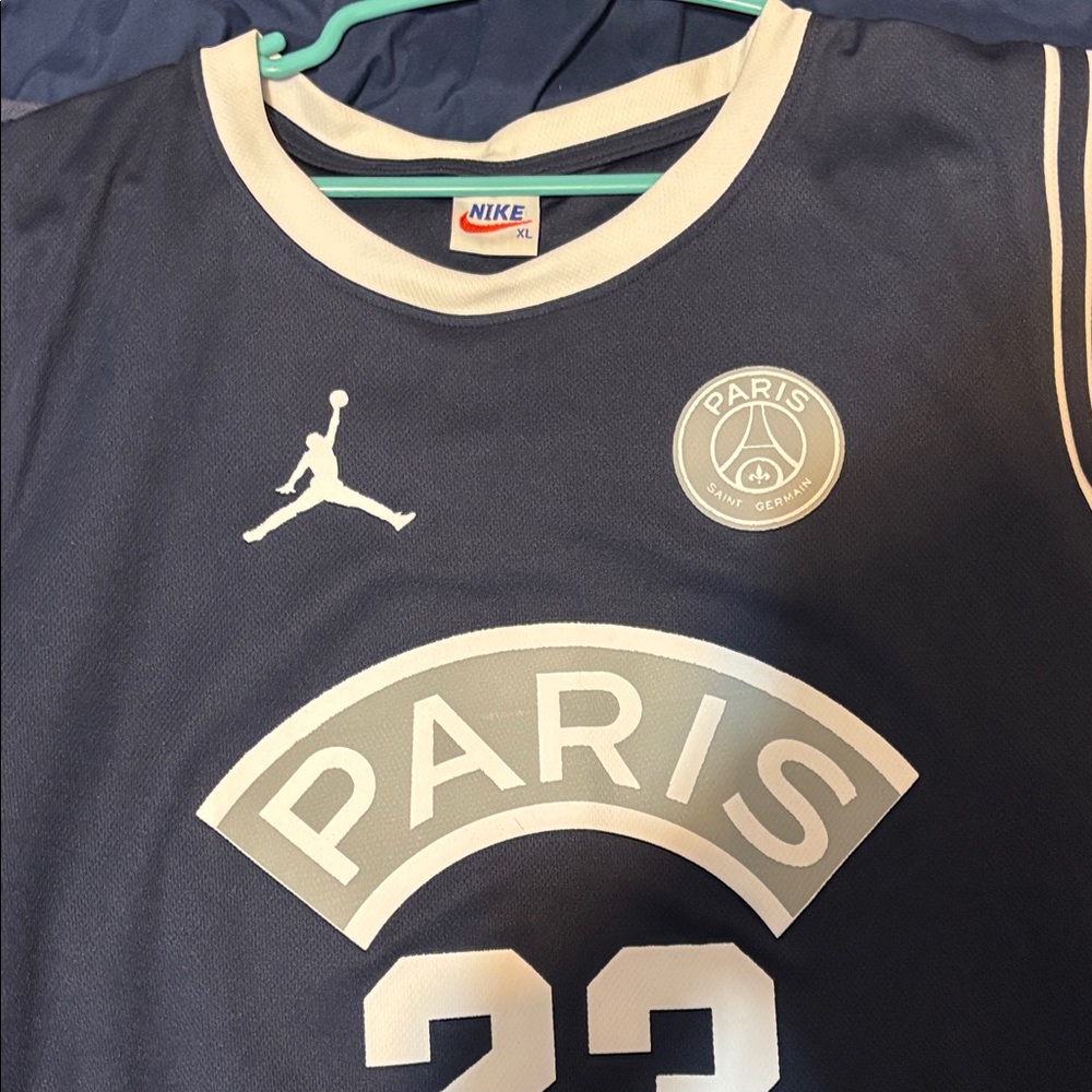 Nike Paris Jersey - Navy and White - Picture 3 of 3
